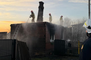 Pożar przed samymi świętami. Ogień strawił cały dom w Wielkiej Wsi!