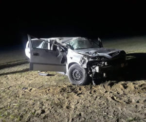 Sierpc. POWAŻNY WYPADEK! Zmiażdżone auto z kobietą za kierownicą! [ZDJĘCIA]