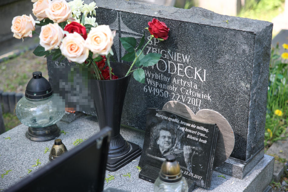 Grób Zbigniewa Wodeckiego
