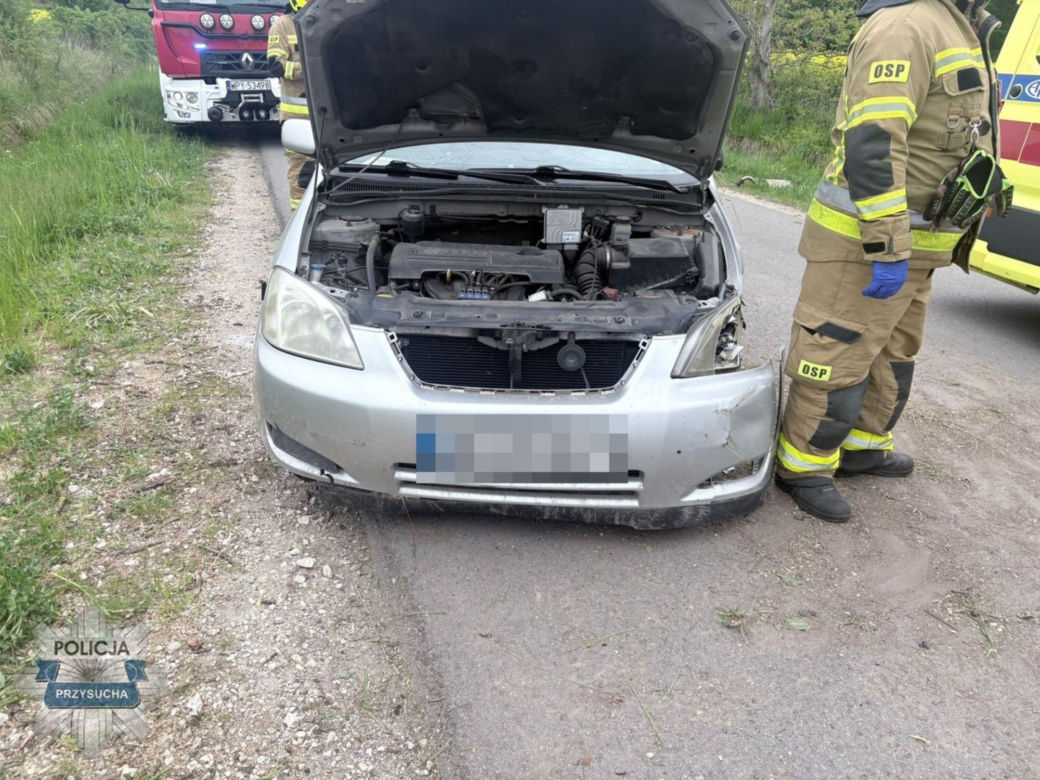 Wypadek w Borkowicach