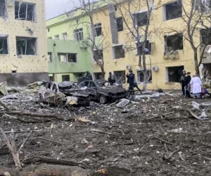 Tak wygląda wojna Putina. Barbarzyński atak wojsk rosyjskich na szpital w Mariupolu