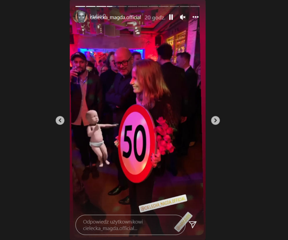 Cielecka skończyła 50 lat i urządziła huczną imprezę 
