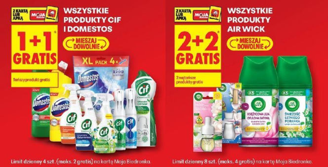 promocje na chemię domową Biedronka