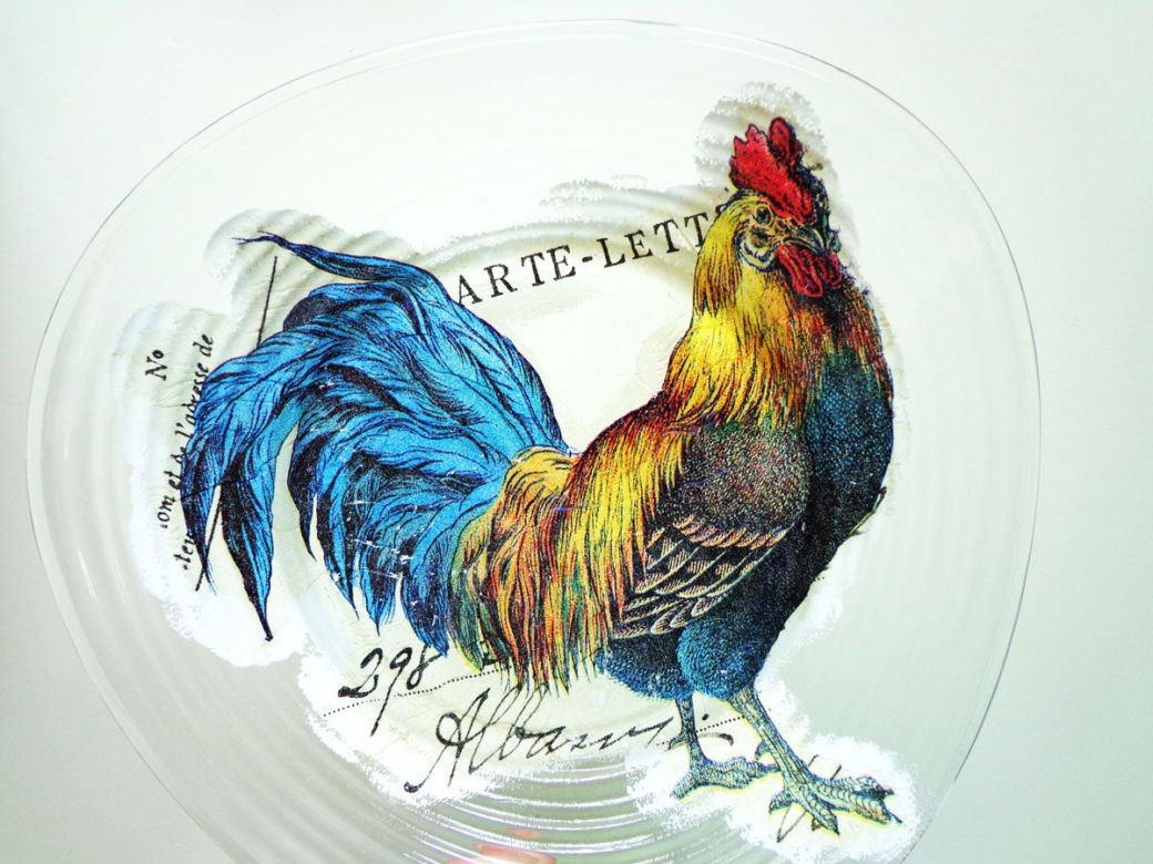 Decoupage na szkle