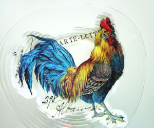 Decoupage na szkle