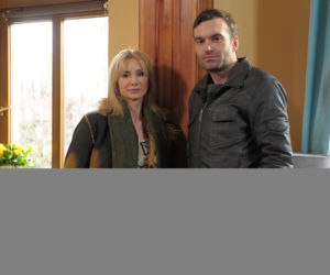 Pierwsza miłość. Ewa (Ewa Gawryluk), Zbyszek (Mariusz Zaniewski)