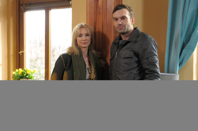Pierwsza miłość. Ewa (Ewa Gawryluk), Zbyszek (Mariusz Zaniewski)