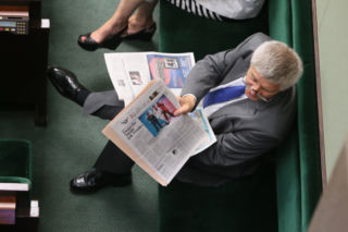 marek belka w sejmie podczas obrad nt deficytu budzetowego (7)