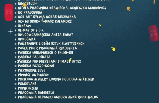 Lista wystawców na Jarmark na Nikiszu 2025. Ponad 180 stoisk