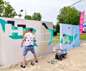 Tak wygląda sztuczna plaża przy Stadionie Śląskim. Rozkręcaliśmy tam imprezę w ramach Eska Summer City