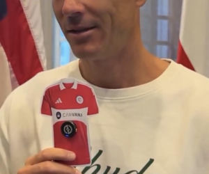 Robert Lewandowski przed wylotem do USA