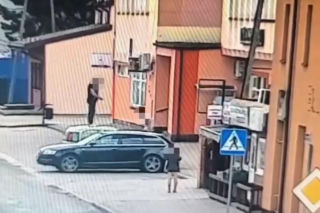 Jak dzikusy skakali po zaparkowanych autach! Wszystko nagrały kamery. Wstyd!