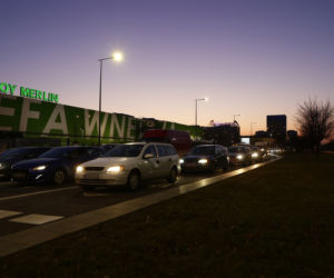 Gigantyczne korki na Ostrobramskiej. Wszystkiemu winien nowy buspas 