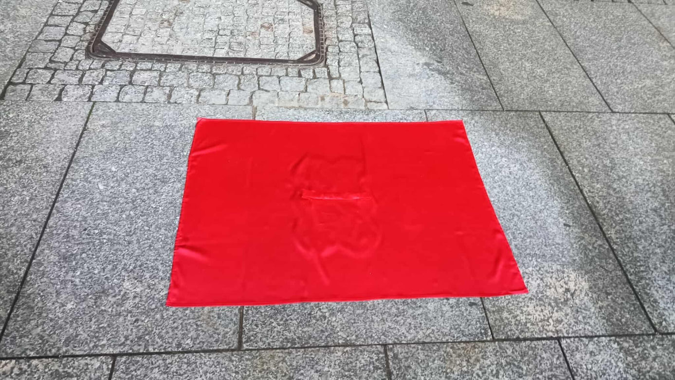 Mirosław Ziętarski z Katarzynką w Piernikowej Alei Gwiazd