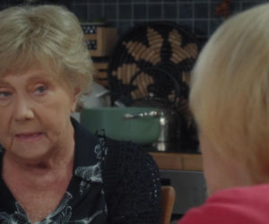 M jak miłość odc. 1910. Barbara (Teresa Lipowska), Zofia Kisielowa (Małgorzata Rożniatowska)