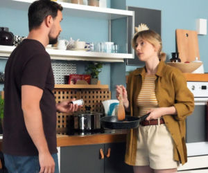 Barwy szczęścia odc. 3285. Marcin Kodur (Oskar Stoczyński), Renata (Anna Mrozowska)