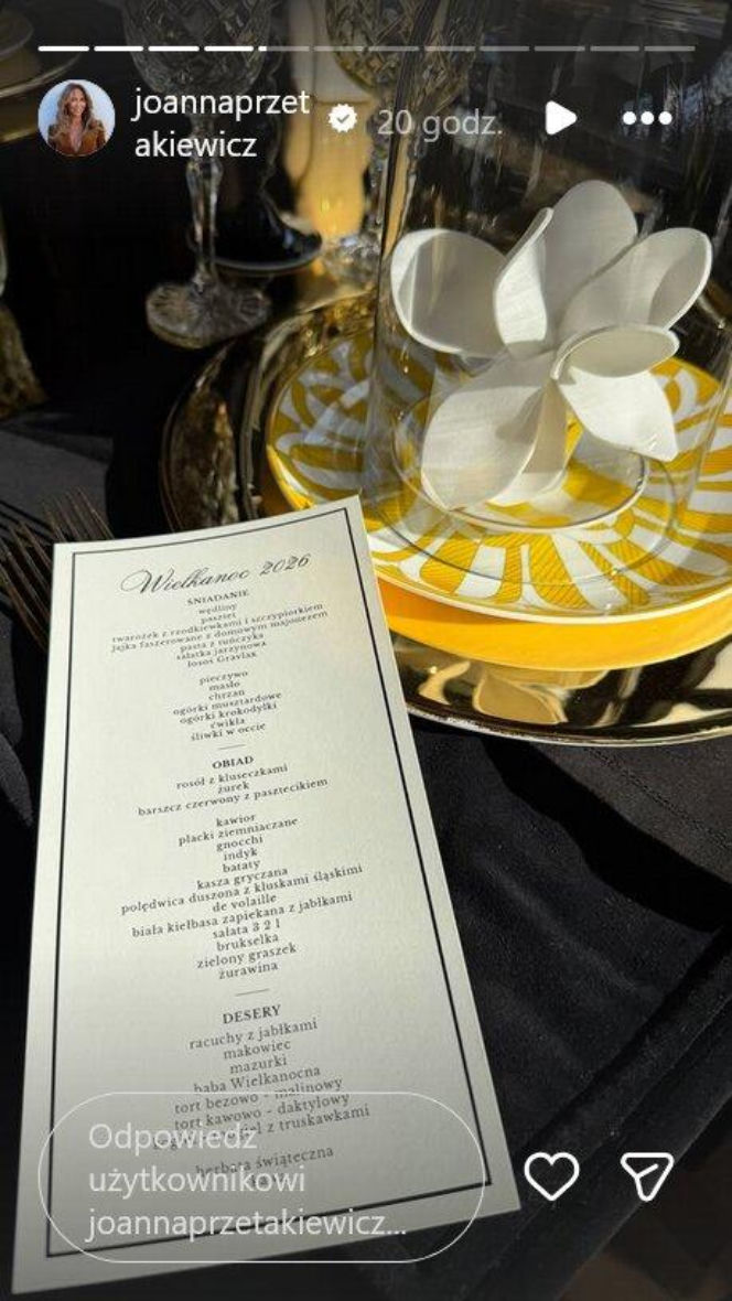 Wielkanoc u Przetakiewicz? To nie święta, to luksusowy bankiet!