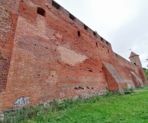 Pomarańczowi rowerzyści najechali zamek w Szymbarku