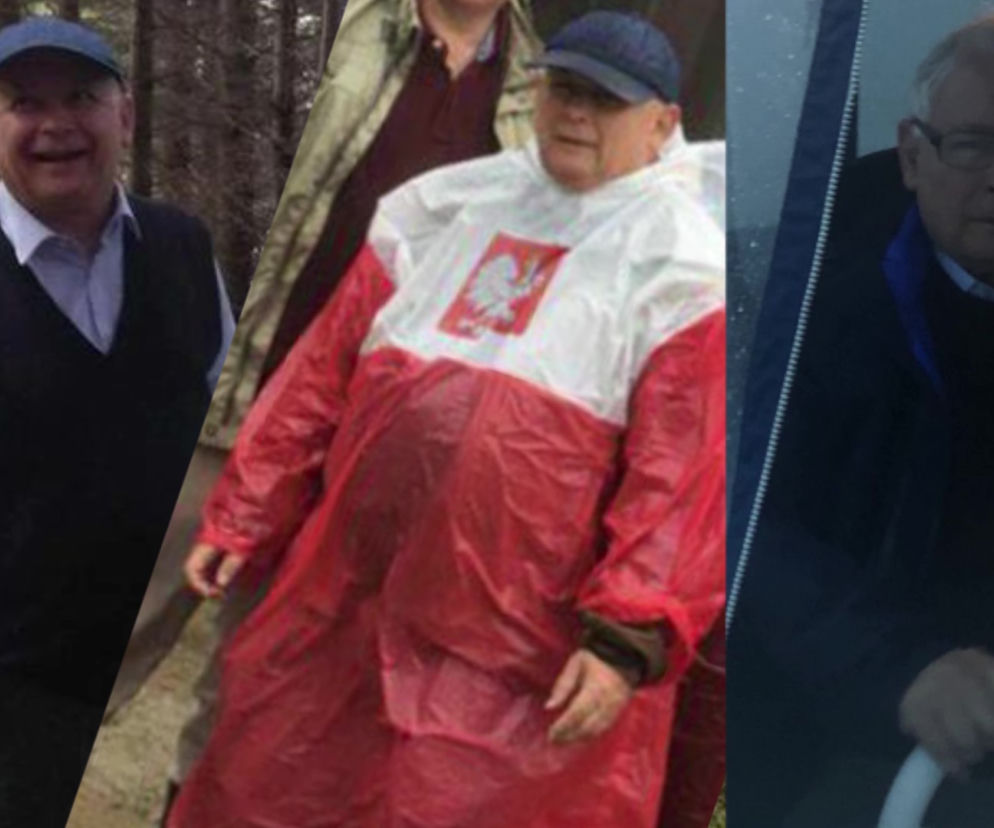 Jarosław Kaczyński na wakacjach. 