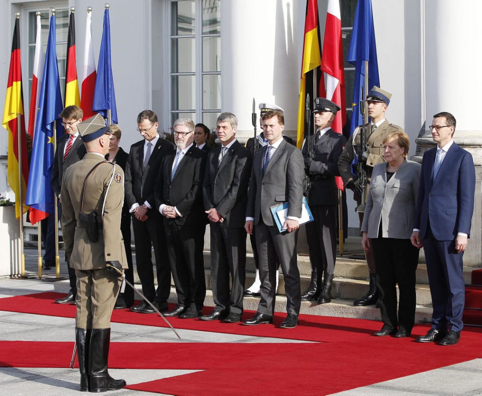  Angela Merkel w Warszawie