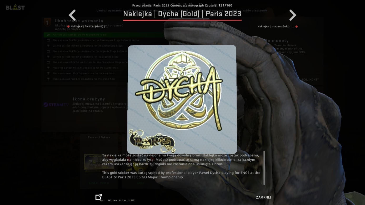 Naklejki Paris 2023