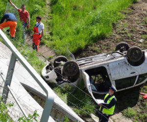 Wypadek na A4 za węzłem Bieżanów. Zginął młody mężczyzna [ZDJĘCIA]
