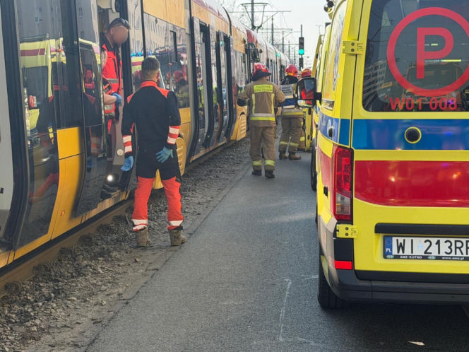 Zderzenie dwóch tramwajów na Ochocie. Są ranni