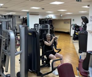 Joanna Scheuring-Wielgus na siłowni