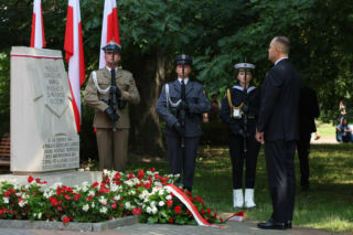 Karol Nawrocki na obchodach 82. rocznicy Powstania Warszawskiego