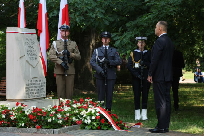 Karol Nawrocki na obchodach 82. rocznicy Powstania Warszawskiego