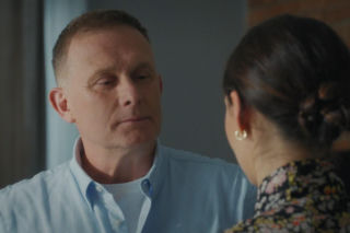 M jak miłość odc. 1920. Artur Rogowski (Robert Moskwa), Joanna (Dominika Sakowicz)