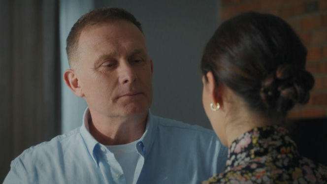 M jak miłość odc. 1920. Artur Rogowski (Robert Moskwa), Joanna (Dominika Sakowicz)