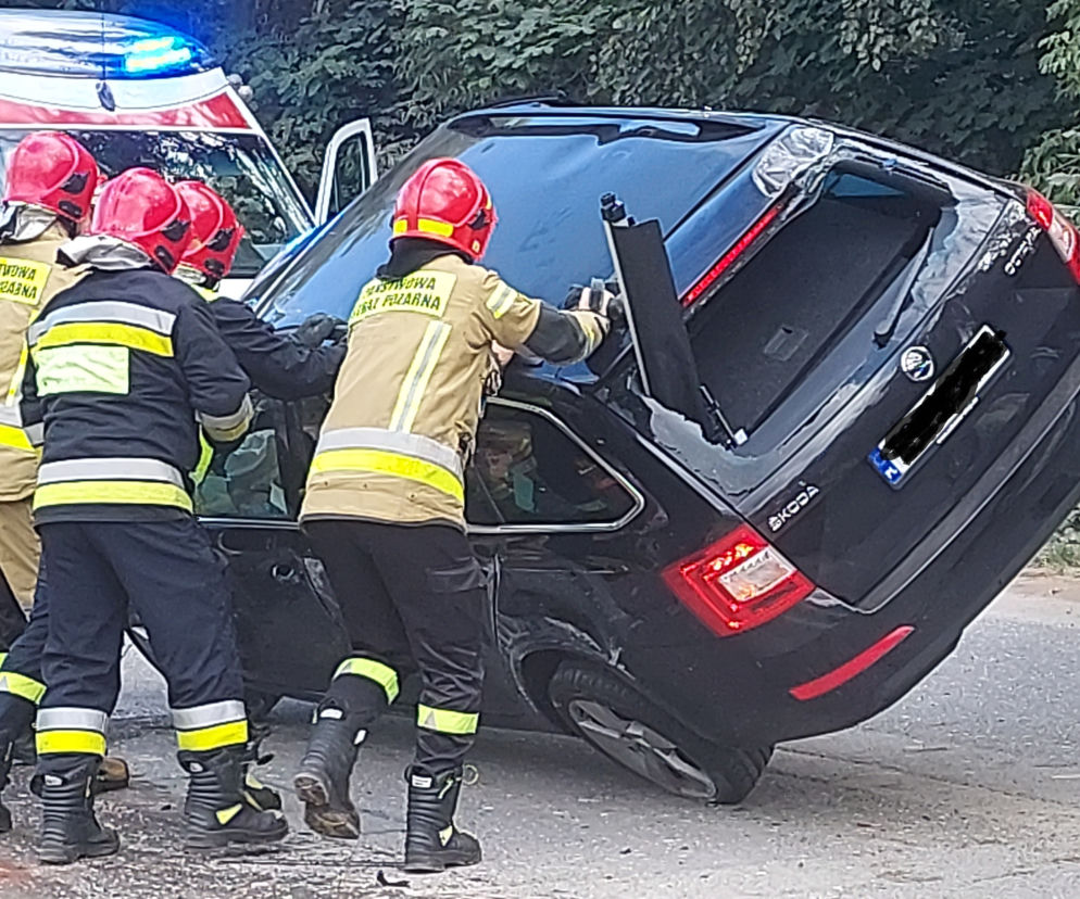 Wypadek na terenie SSE Starachowice