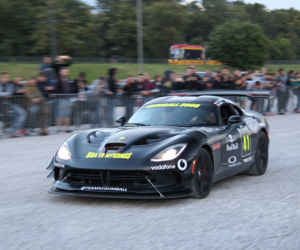 Gumball 3000 2017 w Warszawie pod Stadionem Narodowym