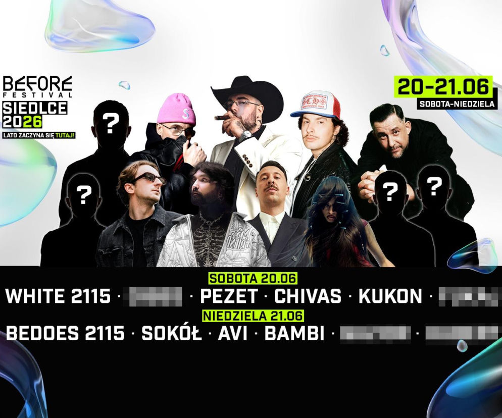 Bedoes 2115 dołącza do Lineupu Before Festival 2026! Zobacz, kto jeszcze zagra!