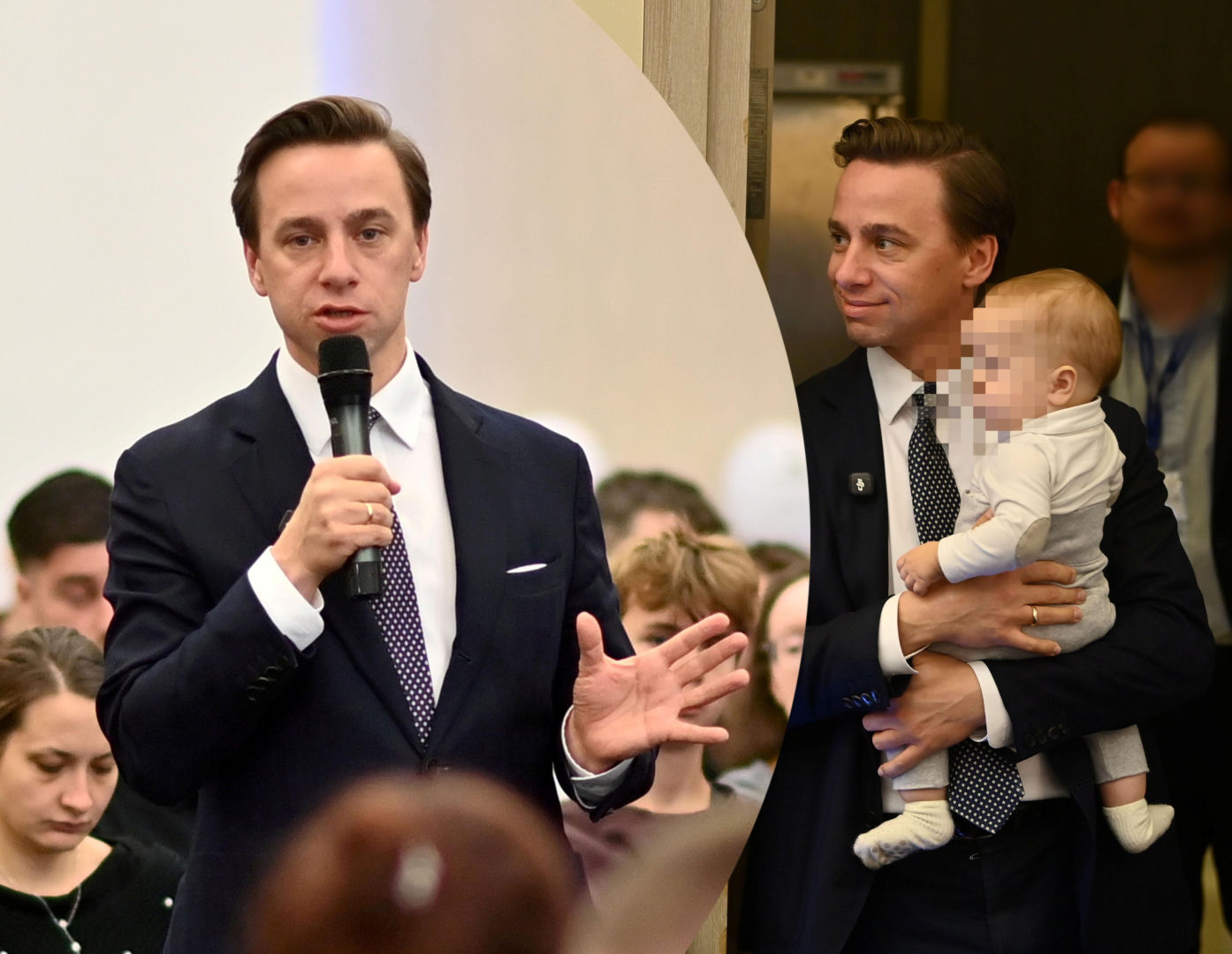 Tak Krzysztof Bosak łączy bycie tatą z pracą. Zabiera maluchy ze sobą!