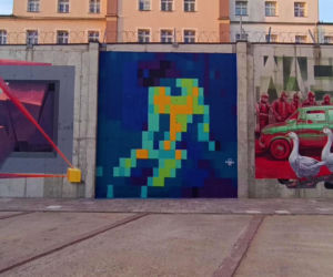 Street-art na murach aresztu