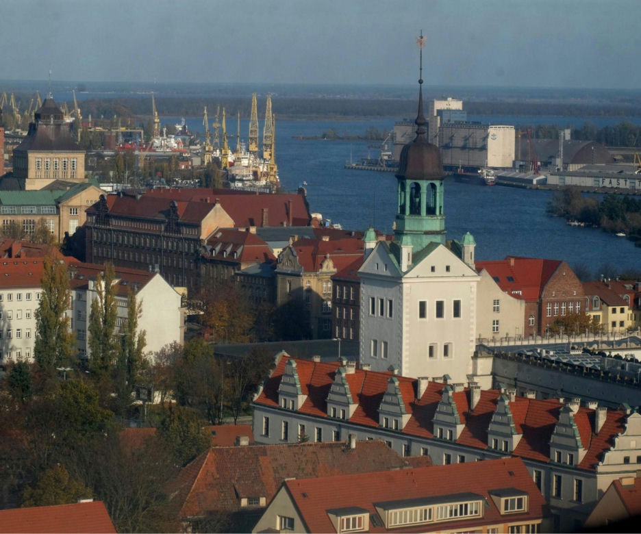 Szczecin z lotu ptaka