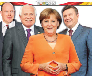 EURO 2012. Zagraniczni POLITYCY, którzy przyjadą do Polski: MERKEL, książę ALBERT z Monako, JANUKOWYCZ
