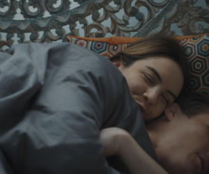 M jak miłość, odcinek 1891. Olek (Maurycy Popiel), Aneta (Ilona Janyst)