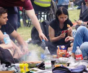 Blokada Łużyka, czyli królewskie grillowanie na Uniwersytecie Kazimierza Wielkiego [ZDJĘCIA]