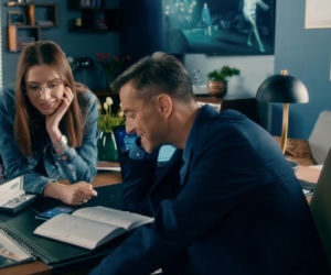 BrzydUla 2 odc. 183. Ula (Julia Kamińska), Marek (Filip Bobek)