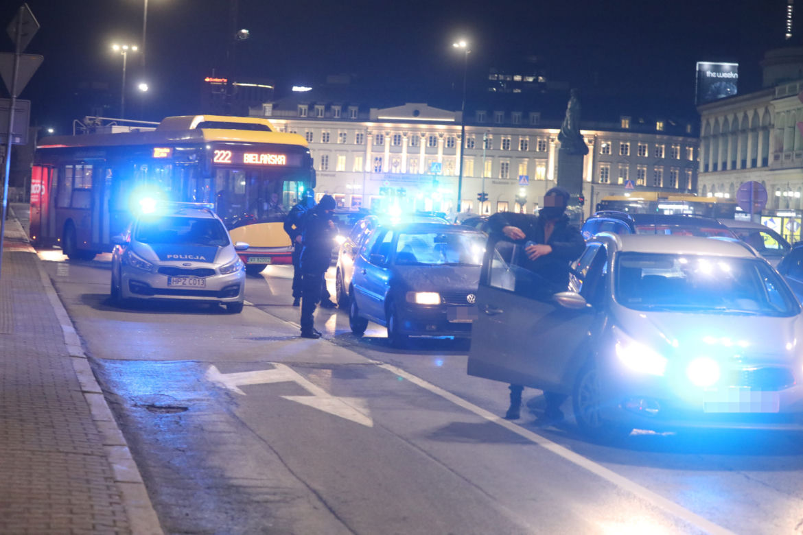 Dramatyczny pościg w centrum Warszawy