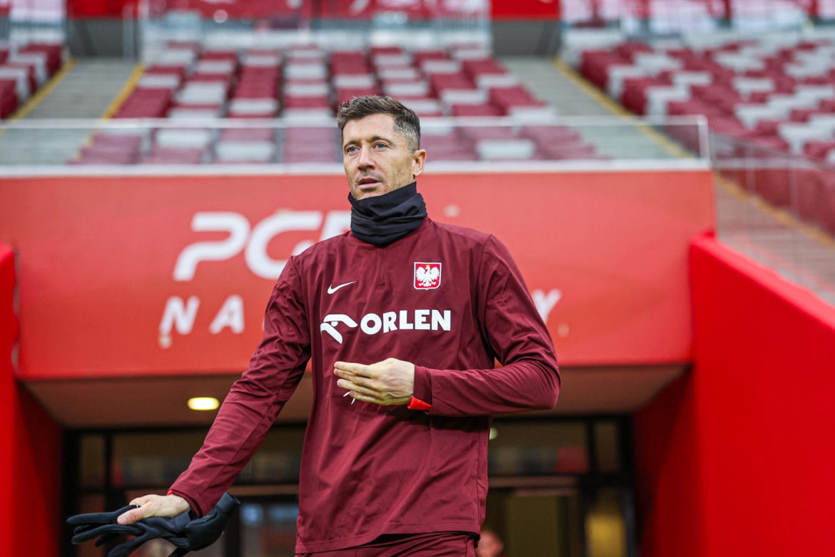 Trening Reprezentacji Polski w piłce nożnej