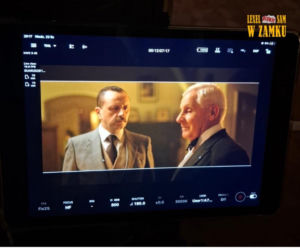 Plan filmowy w zamku w Pszczynie