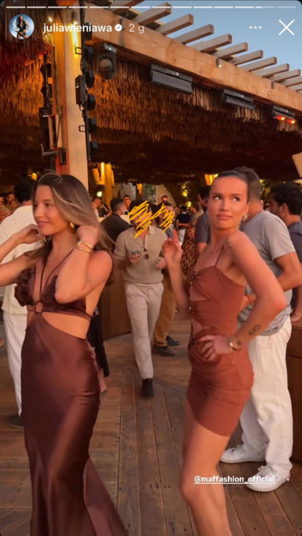 Julia Wieniawa i Maffashion na Mykonos w Grecji
