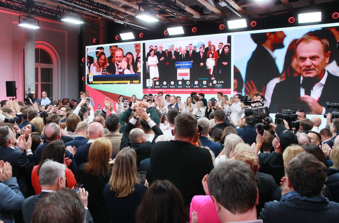 Sztab wyborczy Koalicji Obywatelskiej, 2023r.