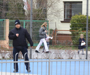 Kasia Tusk z córkami z koszyczkiem przyjechali do Donalda