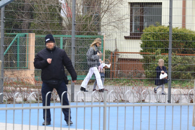 Kasia Tusk z córkami z koszyczkiem przyjechali do Donalda