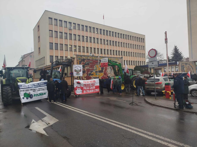 Rolnicy z regionu protestowali w Siedlcach. Wygłosili apel do Prezydenta RP